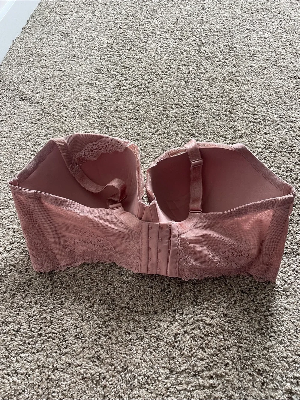 torrid Mauve Lace-Trim Push Up Bra 42G